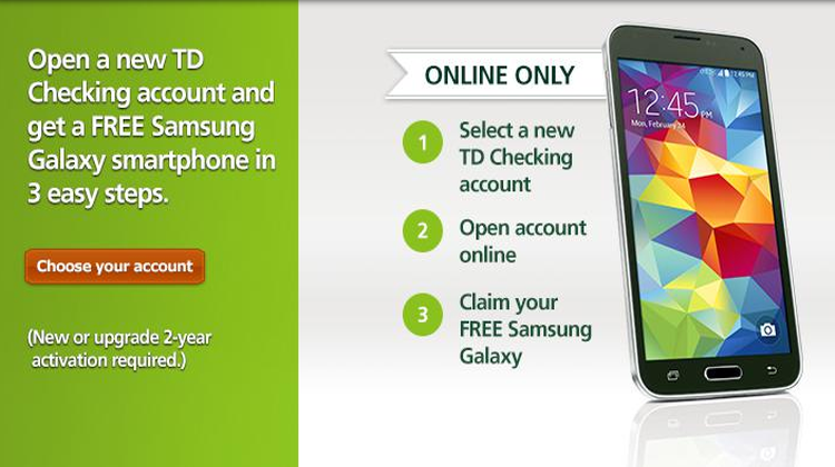 TD-Bank-Free-Samsung-Galaxy-Promotion