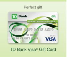 TD Bank Visa Gift Card - A Perfect Gift Solution